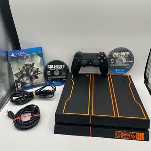 Sony PlayStation 4 PS4 1TB Console Call of Duty Black Ops 3 Bundle 3 Games Clean